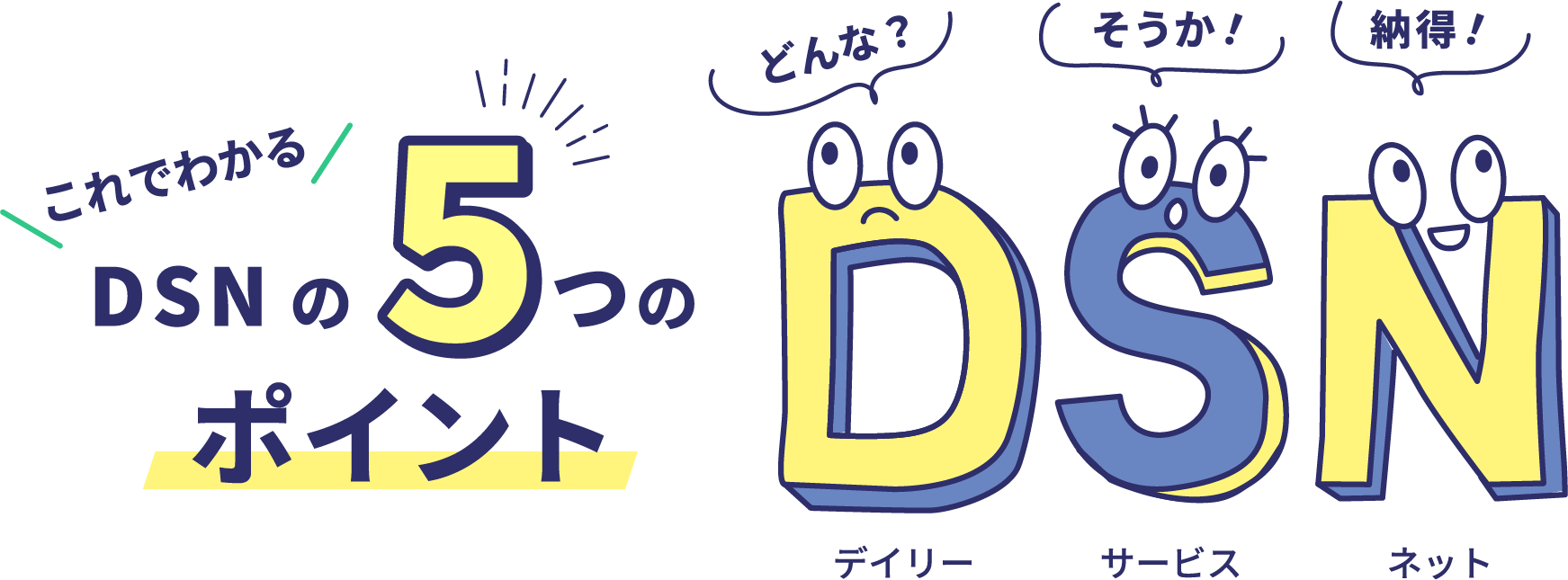 Here are the 5 points of DSN